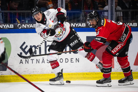 Malmö Redhawks Lauri Pajuniemi och Luleås Frederic Allard