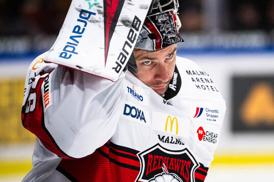 Malmö Redhawks målvakt Marek Langhamer