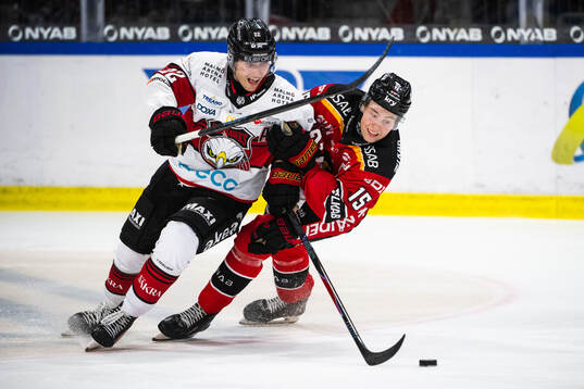 Malmö Redhawks Janne Kuokkanen och Luleås David Granberg