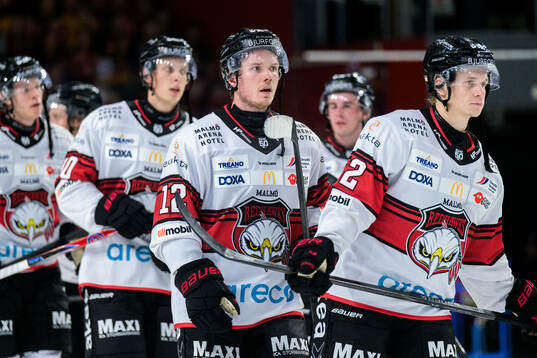 Malmö Redhawks Linus Öberg deppar