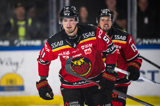 Luleås Markus Nurmi jublar