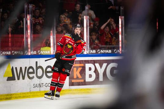 Luleås Filip Eriksson jublar