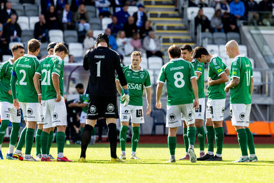 Brages spelare laddar för match