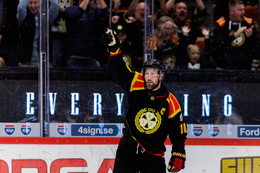 Brynäs Johan Larsson jublar