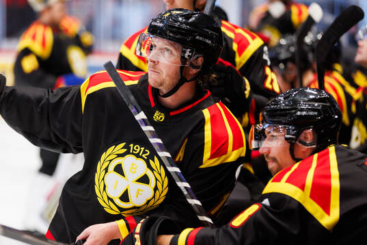 Brynäs Nicklas Bäckström och Anton Rödin