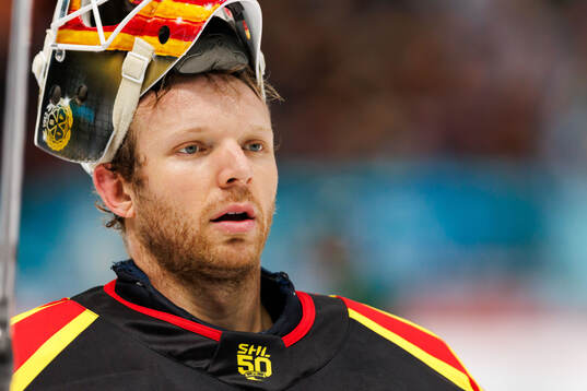 Brynäs målvakt Collin Delia