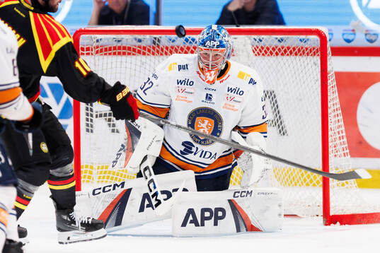 Växjös målvakt Ludvig Persson