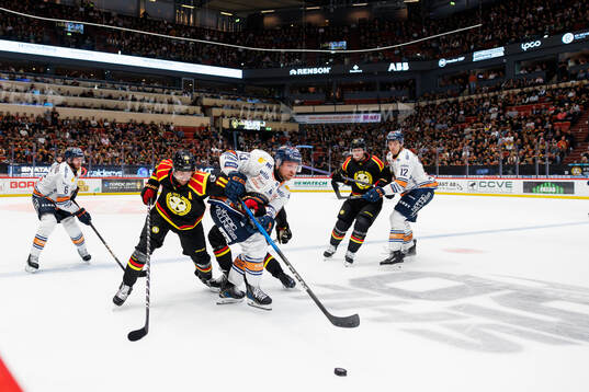 Brynäs Anton Rödin och Växjös Dylan Mclaughlin