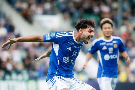 GIF Sundsvalls Carlos Martinez Ruiz jublar