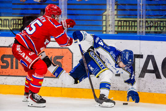 Timrås Linus Nässén och Leksands Arvid Eljas