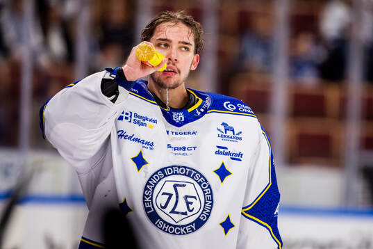 Leksands målvakt Marcus Gidlöf