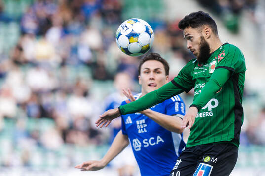 GIF Sundsvalls Miguel Sandberg och Varbergs Laorent