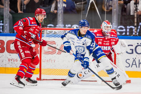 Timrås Marcus Westfält och Leksands Lukas Vejdemo