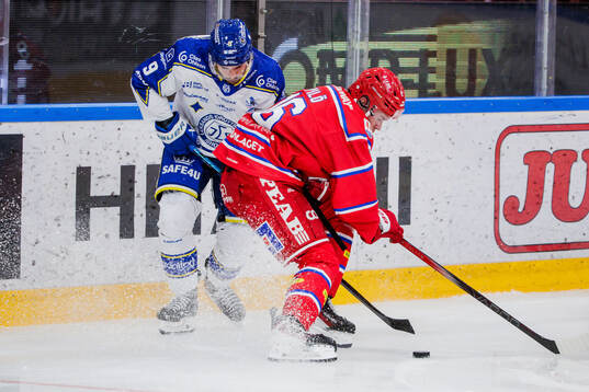 Leksands Gabriel Fortier och Timrås Linus Eriksson