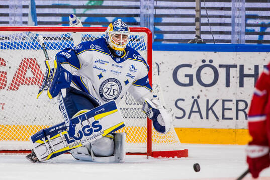 Leksands målvakt Marcus Gidlöf