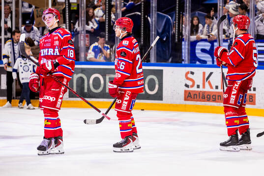 Timrås Eddie Genborg och Anton Heikkinen deppar