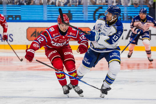 Timrås Linus Eriksson och Leksands Jon Knuts