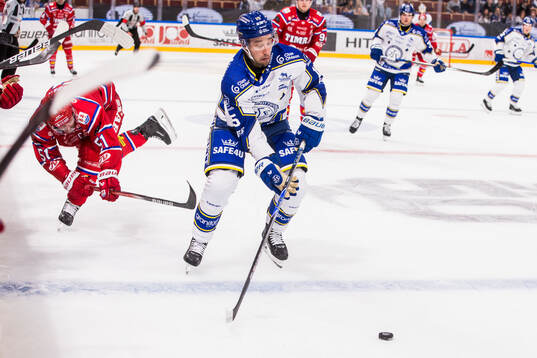 Timrås Anton Lander och Leksands Max Veronneau