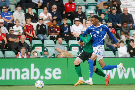 GIF Sundsvalls Yacqub Finey och Varbergs Emil Hellman