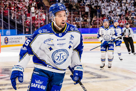 Leksands Max Veronneau jublar