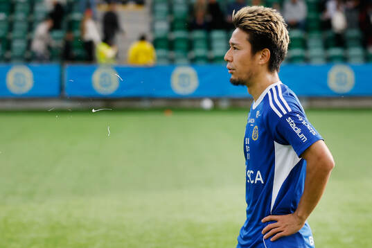 GIF Sundsvalls Taiki Kagayama deppar