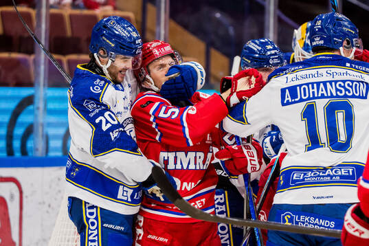 Leksands Nolan Stevens och Timrås Anton Wedin