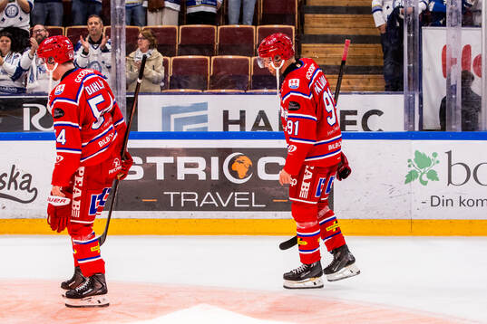 Timrås Jonathan Dahlén och Magnus Pääjärvi deppar
