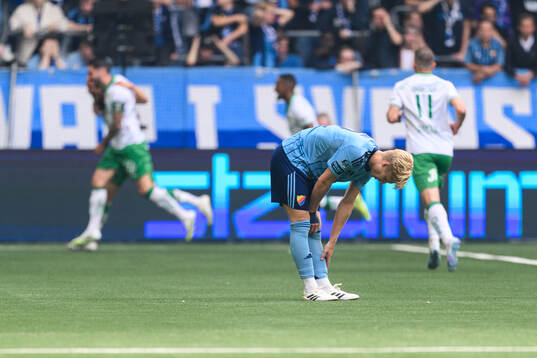 Djurgårdens Theo Bergvall deppar