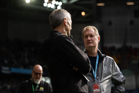 Hammarbys säkerhetsansvarig Göran Rickmer och