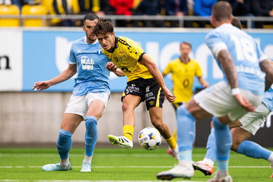 Malmö FFs Andrej Djuric och Elfsborgs Besfort Zeneli
