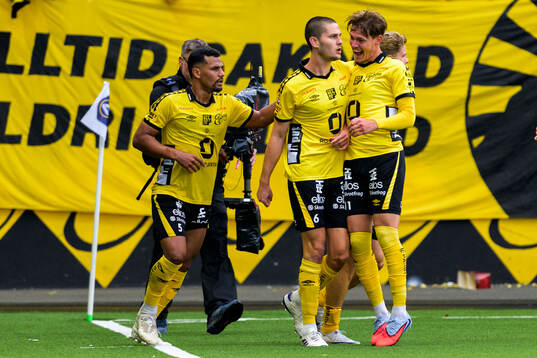 Elfsborgs Rasmus Wikström jublar