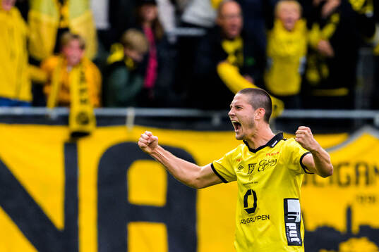 Elfsborgs Rasmus Wikström jublar