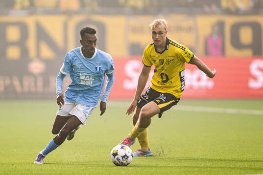Malmö FFs Taha Ali och Elfsborgs Leo Östman