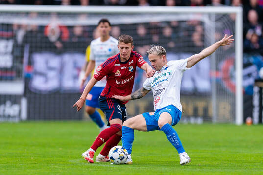 Östers Anssi Suhonen och Värnamos Kent-Are Antonsen