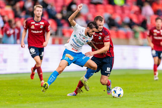 Värnamos Noah Shamoun och Östers Oscar Uddenäs