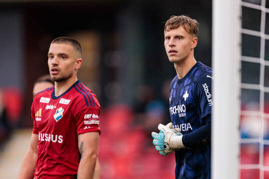 Värnamos målvakt Hugo Keto