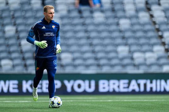 Djurgårdens målvakt Jacob Rinne
