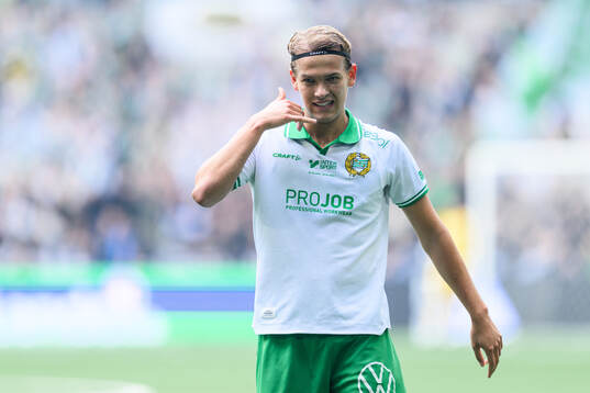 Hammarbys Markus Karlsson jublar