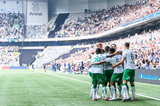 Hammarbys Markus Karlsson jublar