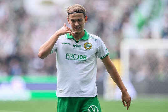 Hammarbys Markus Karlsson jublar
