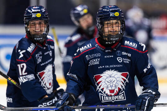 Linköpings Madeleine Leidt jublar