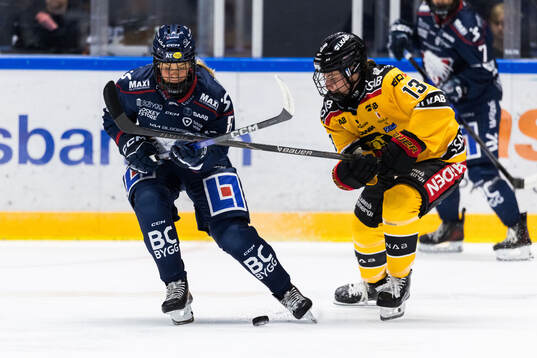 Linköpings Elsa Blårand och Luleås Jenna Donohue