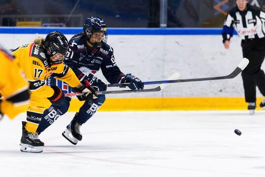 Luleås Erica Rieder och Linköpings Vega Milfors