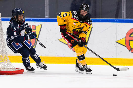 Linköpings Tako Hitosato och Luleås Emilie Kruse Johansen