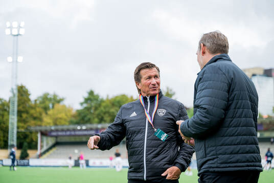 Rosengårds tränare Martin Qvarmans Möller och