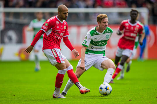 Kalmars Saba Mamatsashvili och Västerås Karl Gunnarsson