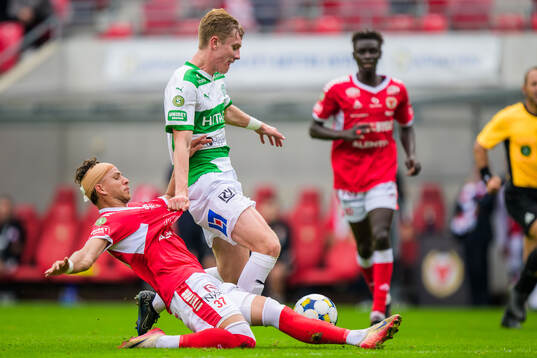 Kalmars Tomas Kalinauskas och Västerås Karl Gunnarsson