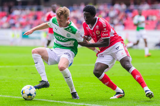 Västerås Karl Gunnarsson och Kalmars Aboubacar Keita