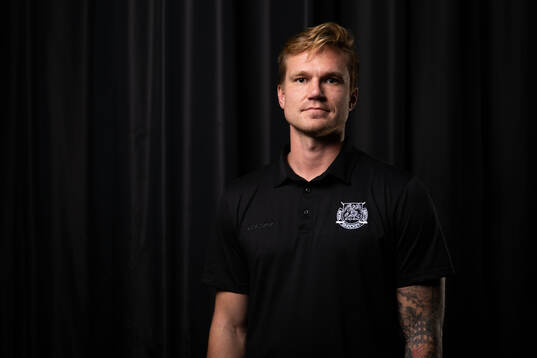 Moras Tobias Ekberg poserar för ett porträtt