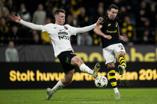 Brommapojkarnas Kaare Brøckner Barslund och AIKs Bersant